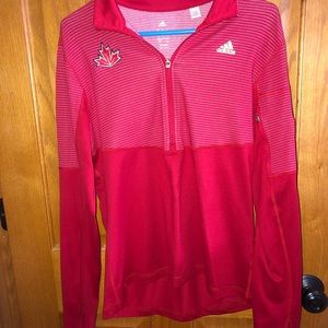 Adidas World of Hockey Canada Quarter Zip 2016
